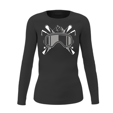 Ski Goggles Women Long Sleeve Shirt
